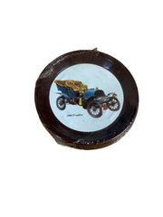 Franklin 1904 Tin Metal Trays 2 Sizes All Vintage Cars Set of 9