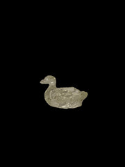 Glass Swan Pipe holder/ Ashtray Set of 3