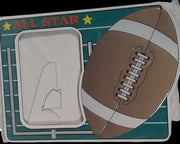 Athletic Photo Frame with Magnet and Stand - Football (Lot of 12)