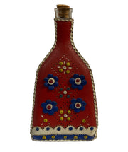 Handmade Leather Swedish Decanter, Swedish