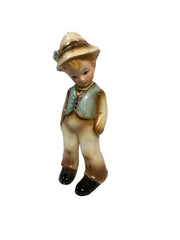 Inarco Antique Porcelain Figurine Young Boy Dressed Up Cleveland, Ohio
