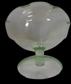 Vintage Antique Depression Vaseline Uranium Glass Dessert Cups Bowls Set of 11