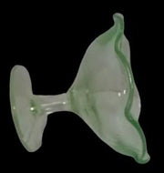 Vintage Antique Depression Vaseline Uranium Glass Dessert Cups Bowls Set of 11