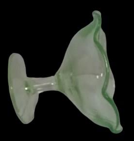 Vintage Antique Depression Vaseline Uranium Glass Dessert Cups Bowls Set of 11