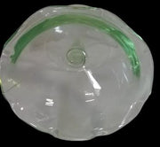 Vintage Antique Depression Vaseline Uranium Glass Dessert Cups Bowls Set of 11