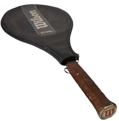 Wilson String 2 Graphite Tennis Racket Athletic Wilson Sting Graphite Midsize Tennis Racket w/ Cover – Shop ...