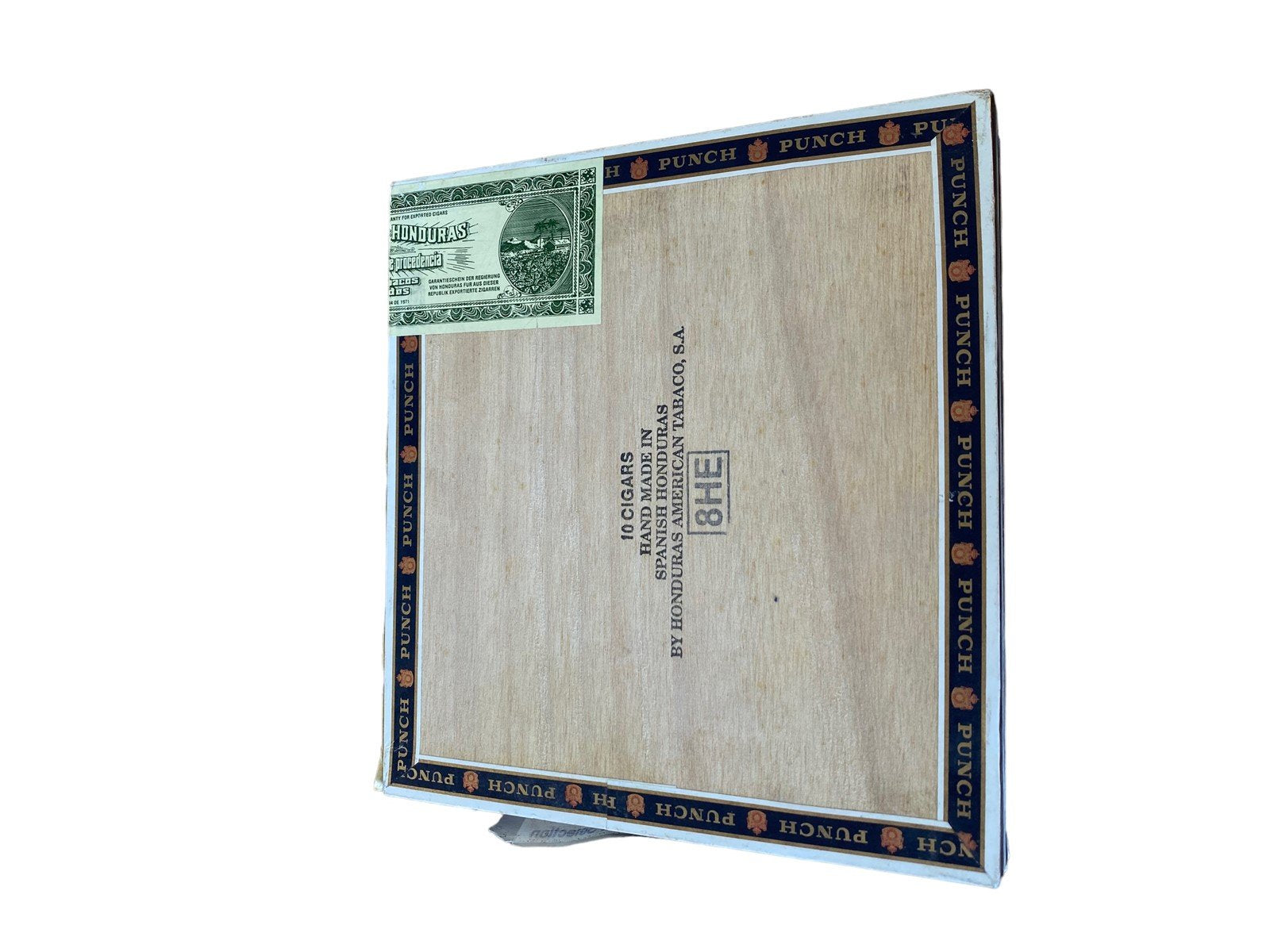 Cigar Box Vintage Punch Imported Tobaccos Double Corona Cigar Box Empty Box