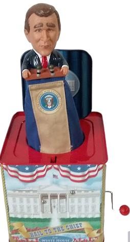 Hail to the Chief Presidential Jack in the Box George W Bush 2001