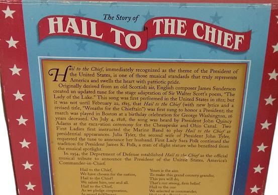 Hail to the Chief Presidential Jack in the Box George W Bush 2001