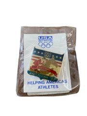 USA Olympics Barcelona and Albertville Collectors Pin Set of 3 1992 Olympics