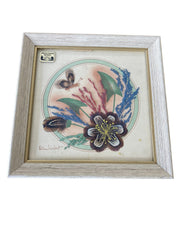 Dakota Prairie Pictures Hand Crafted Native Feather Floral Art By Ellen Kiefert