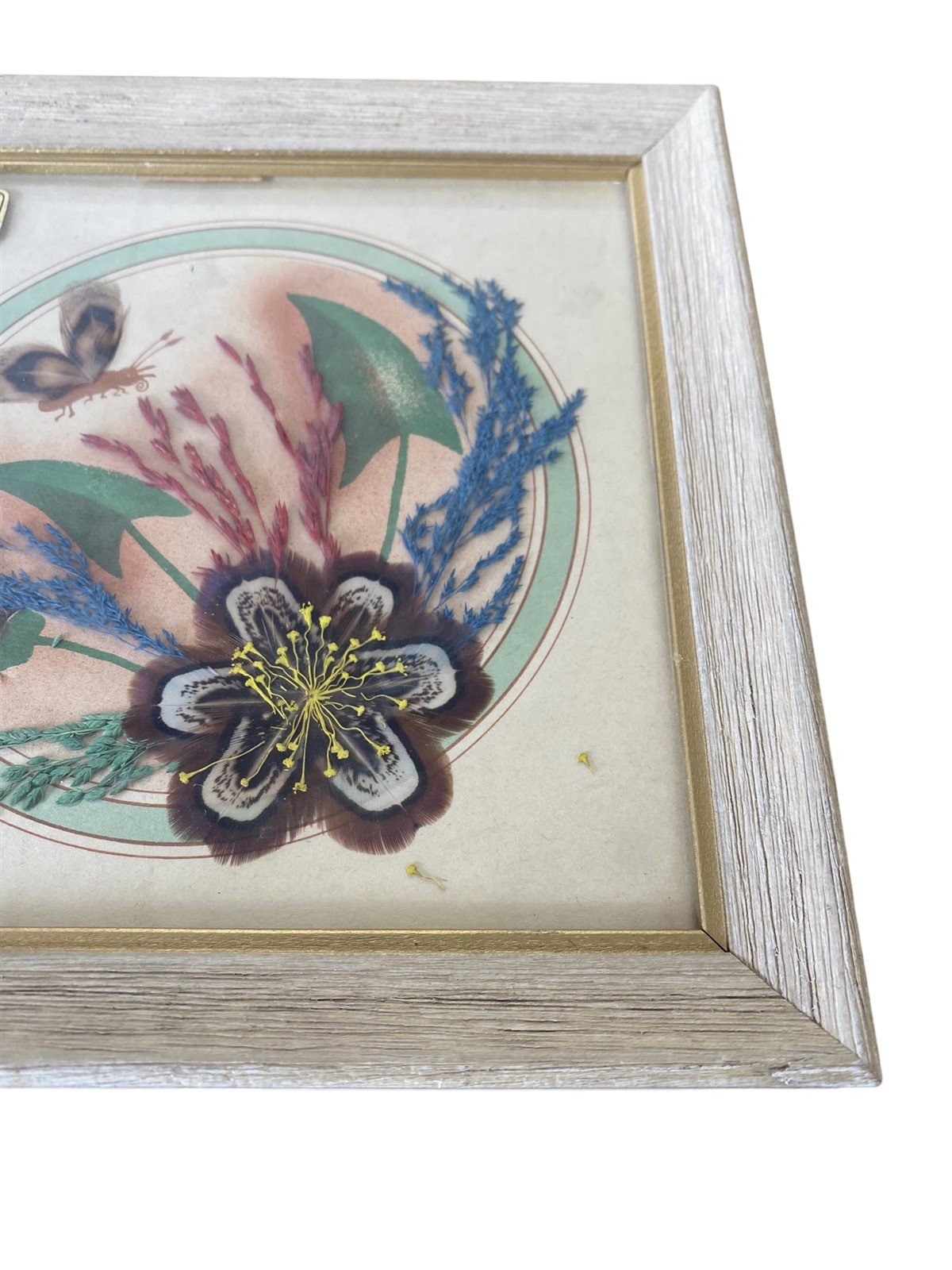 Dakota Prairie Pictures Hand Crafted Native Feather Floral Art By Ellen Kiefert
