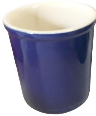 Antique Hall Utensil Holder Vintage Cannister 301 Cobalt Blue