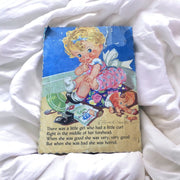 Ruth Newton's Mother Goose Antique 1943 Copy Paper Illustration Children's Book