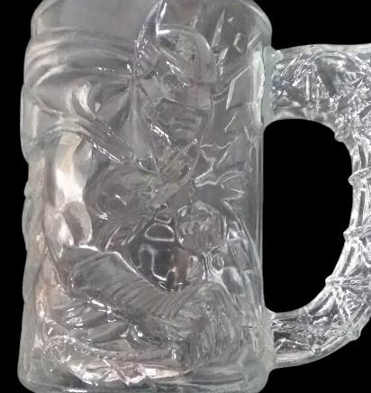 Batman Forever Vintage McDonald's Glass Mug 1995 DC Comics