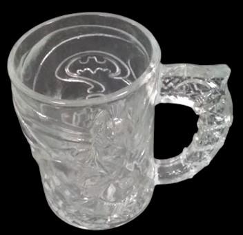 Batman Forever Vintage McDonald's Glass Mug 1995 DC Comics