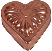 Copper Jello Molds Vintage Oval Heart-Shaped Large Round