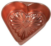 Copper Jello Molds Vintage Oval Heart-Shaped Large Round