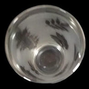 11 oz. Libbey Glass Tumblers Frosted Silver Foliage MCM Set of 14