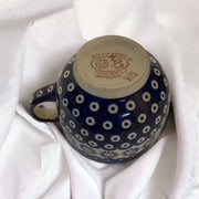 Boleslawiec Polish Pottery 3 Piece Set Peacock Mug, Mixing Bowl, Serving Plate