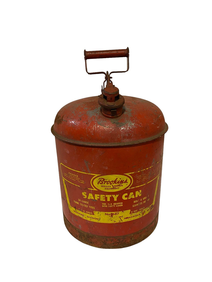 Eagle Vintage Safety Gas Tank, Brookins Service Station Equipment