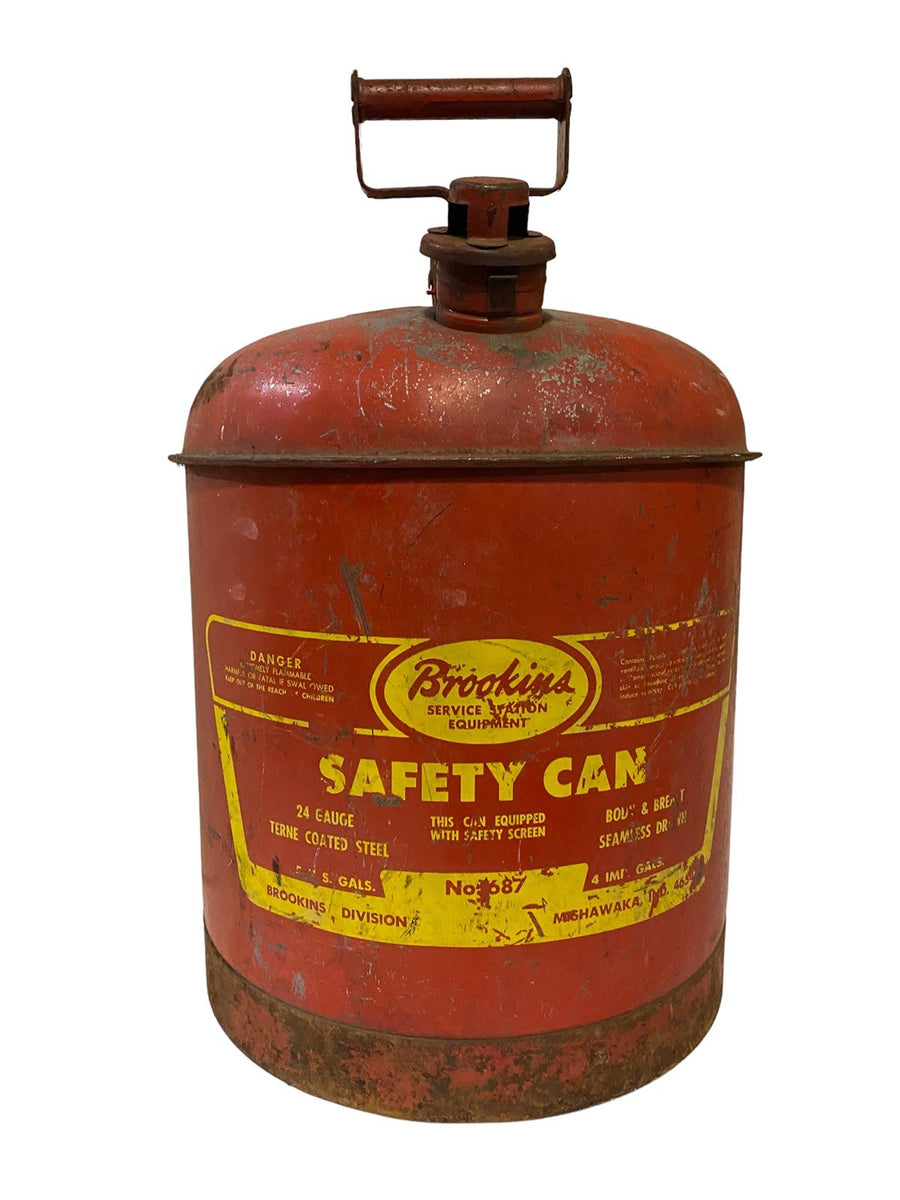 Eagle Vintage Safety Gas Tank, Brookins Service Station Equipment