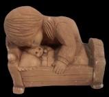 Antique Fannykins Bundle of Joy Vintage Statue Mother and Child