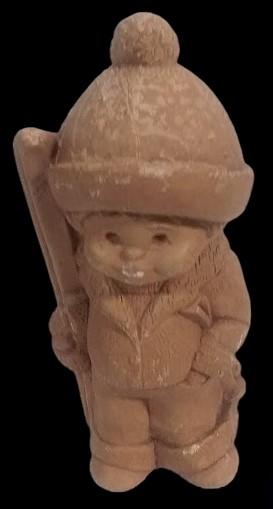 Antique Fannykins Skier Downhill Racer Vintage Statue