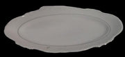 Hertel Jacob Bavaria Germany Margaret ND Oval Serving Platter Silver Trim
