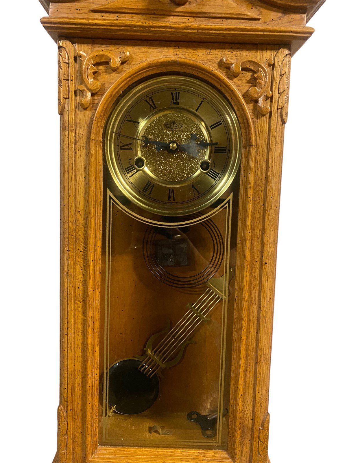 D and A Wall Clock Vintage Needs Pendulum Attached