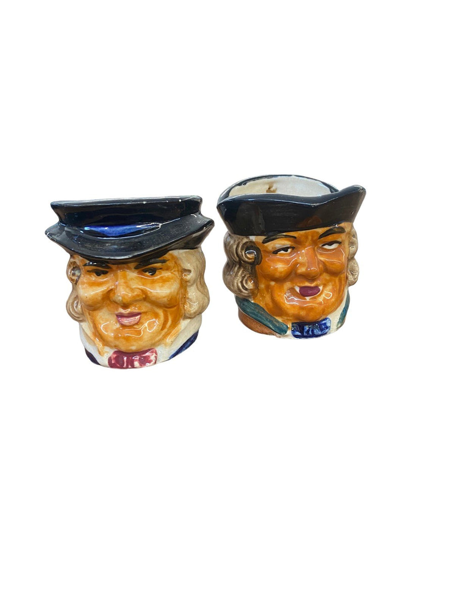 Toby Mug Vintage Colonial Man Mug Set