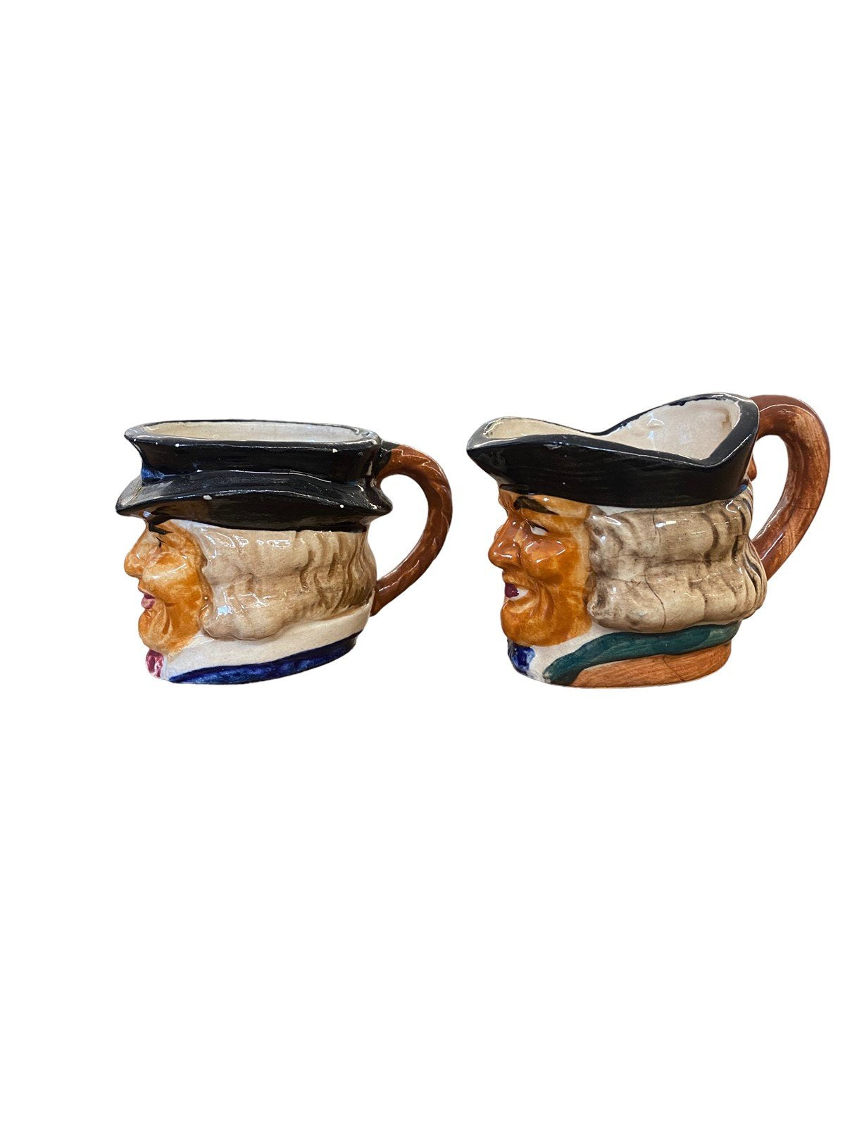 Toby Mug Vintage Colonial Man Mug Set