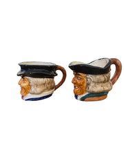 Toby Mug Vintage Colonial Man Mug Set