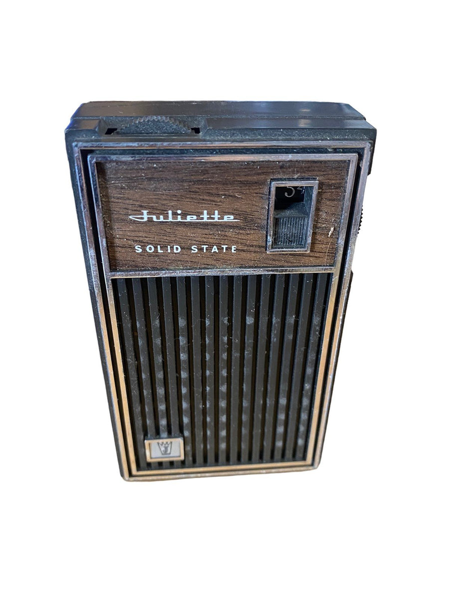 Vintage Juliette Pocket A.M. Radio Model APR-206B Solid State