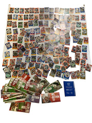 NFL Vintage Football Stamps Sunoco 1972 Over 200 Pieces
