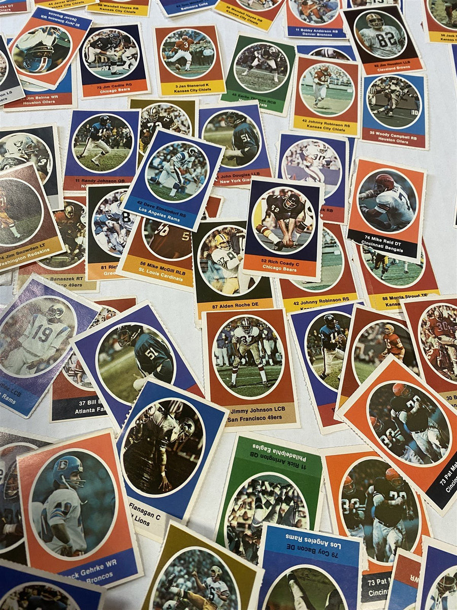NFL Vintage Football Stamps Sunoco 1972 Over 200 Pieces