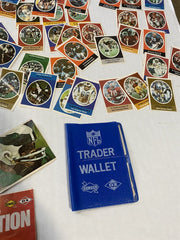 NFL Vintage Football Stamps Sunoco 1972 Over 200 Pieces