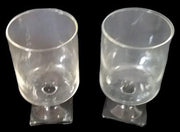 Antique Federal Glass Vintage Nordic Midnight MCM Stemware (set of 6)