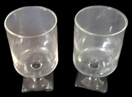 Antique Federal Glass Vintage Nordic Midnight MCM Stemware (set of 6)