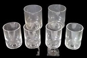 Antique Federal Glass Vintage Nordic Midnight MCM Stemware (set of 6)