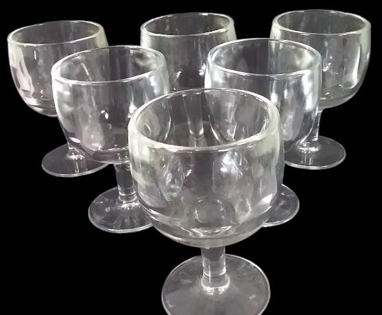 Beer Goblet Vintage Heavy Set of 4