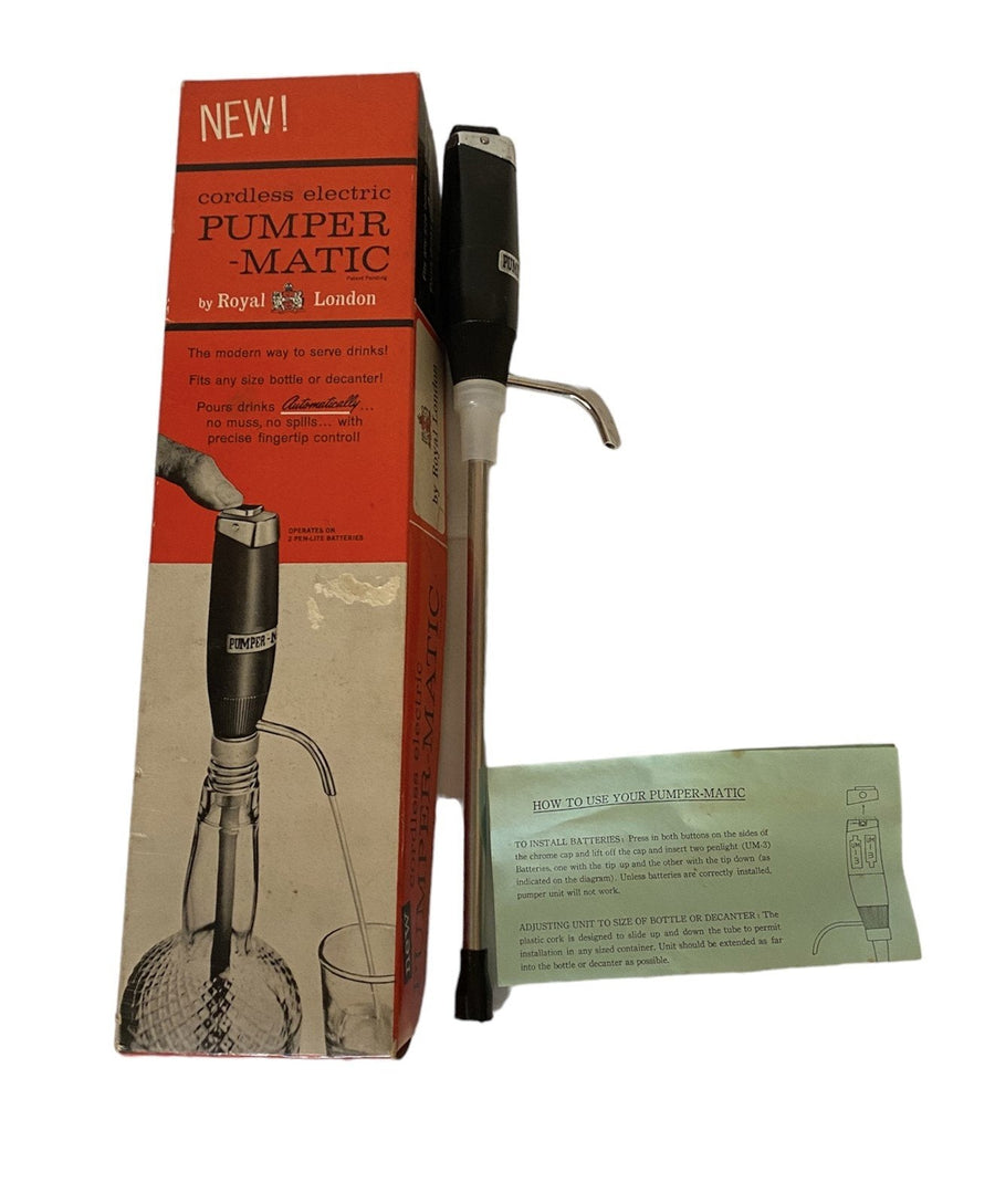Cordless Electric Pumpermatic by Royal London, Vintage