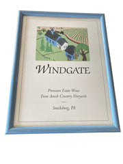 Windgate Vineyards Amish Country Framed Artwork Poster Pittsburgh, PA