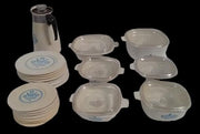 Children's Vintage Corningware Casserole Dishes Lids Plates Coffee Pot (33 pcs)