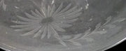 Clear Glass Serving Plate with Handle