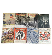 Military Scouting Magazines, Seven Magazines, Antique