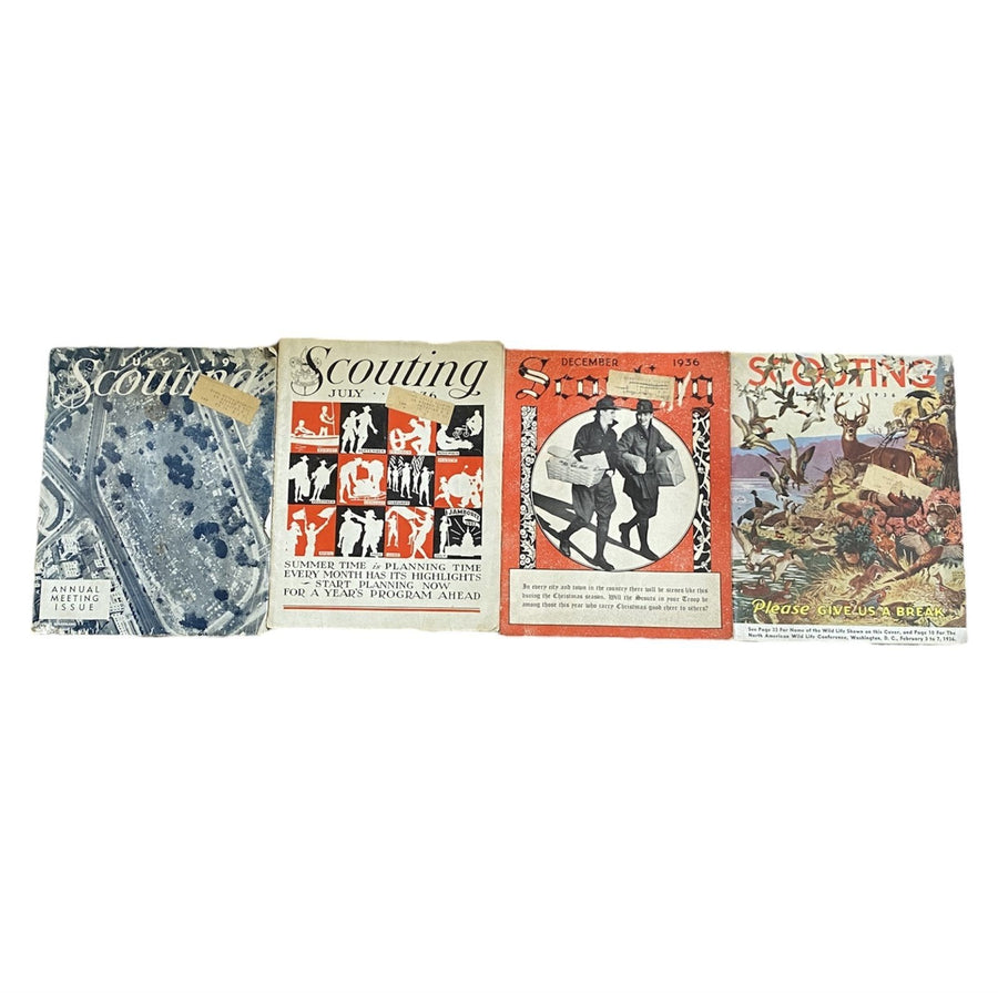 Military Scouting Magazines, Seven Magazines, Antique