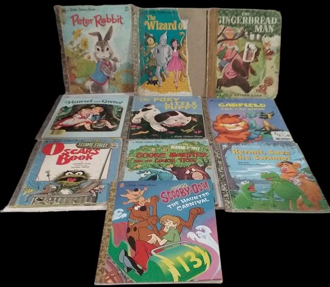 10 Classic Little Golden Books Vintage Peter Rabbit Hansel Gretel and More