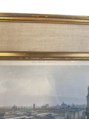 Authentic 1870 Framed Print MARKET-LES HALLES DE PARIS -ST. By Benoist 1861