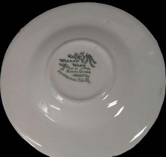 Antique Willow Ware Vintage Royal China Mixed with Homer Laughlin Plates More